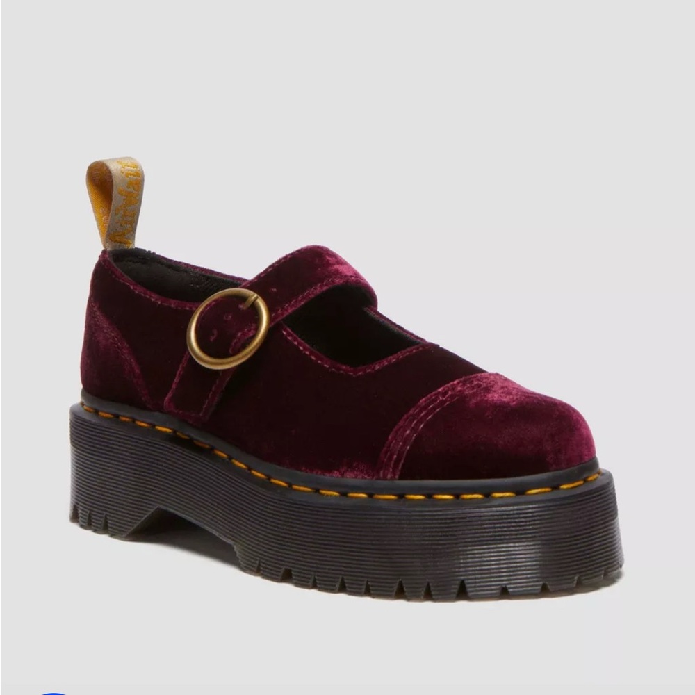 Addina Velvet Dr. Martens Mary Janes for sale